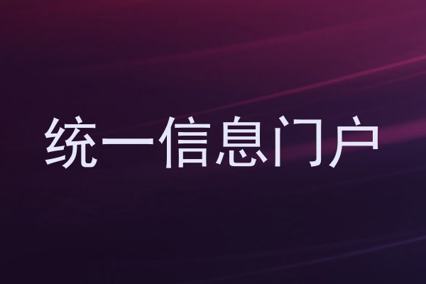 统一信息门户