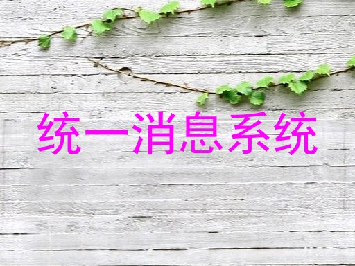 统一消息系统