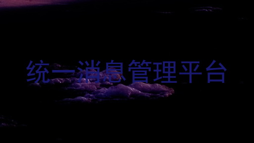 统一消息管理平台