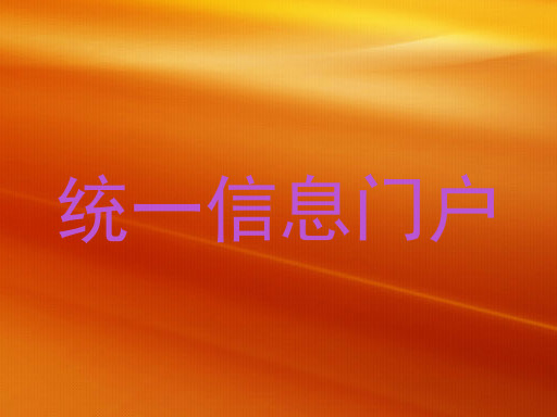 统一信息门户