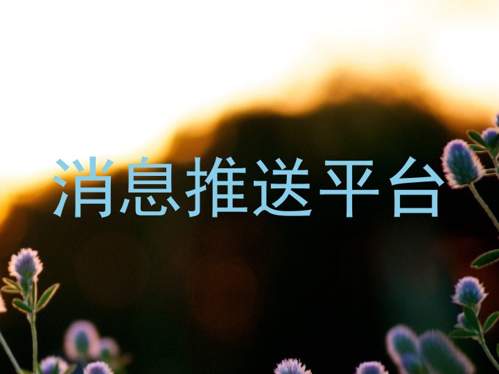 消息推送平台