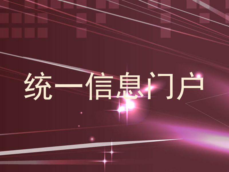 统一信息门户
