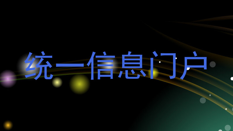 统一信息门户