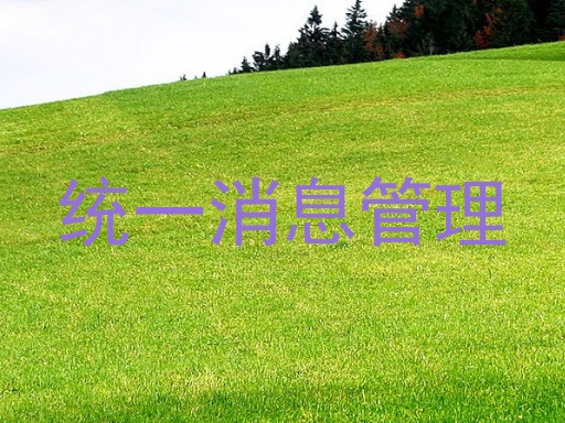 统一消息管理