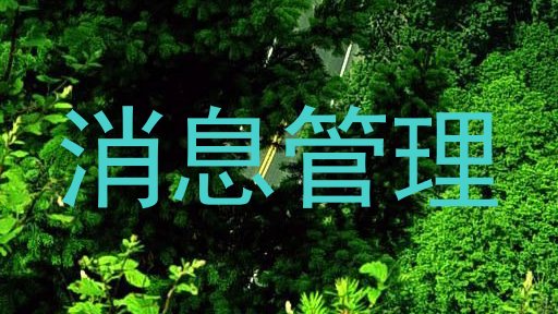 消息管理