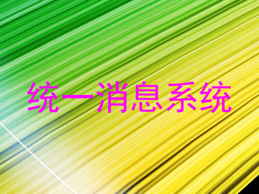 统一消息系统