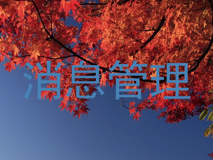 消息管理