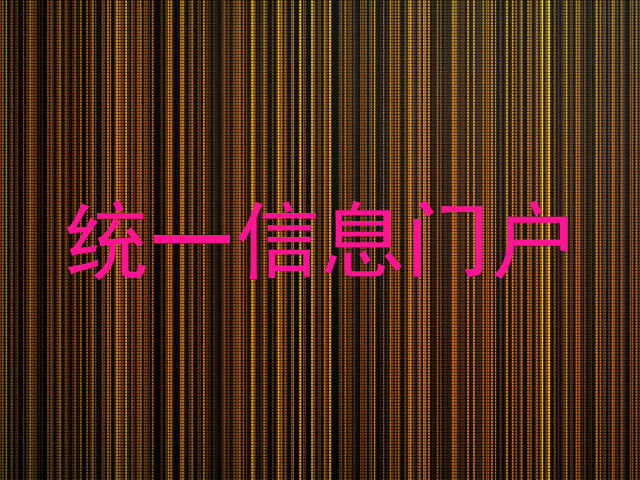 统一信息门户
