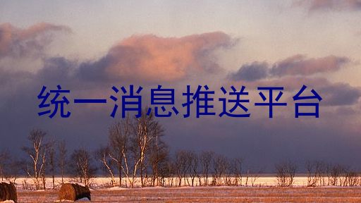 统一消息推送平台