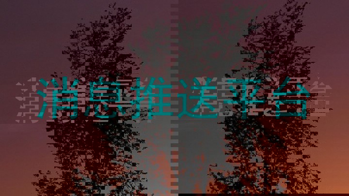 消息推送平台