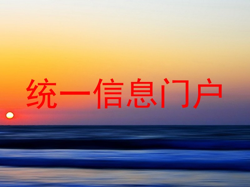 统一信息门户