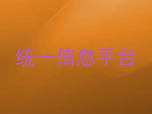 统一信息平台