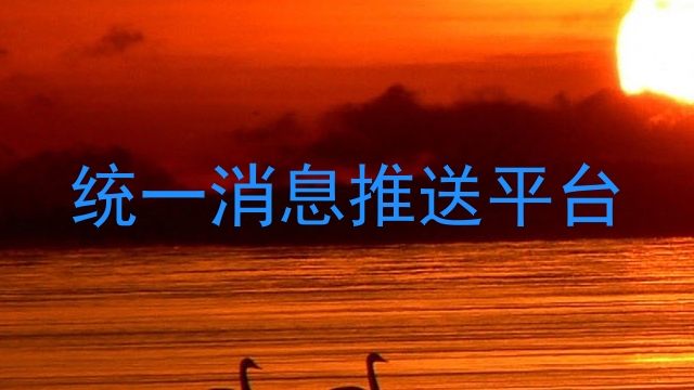 统一消息推送平台