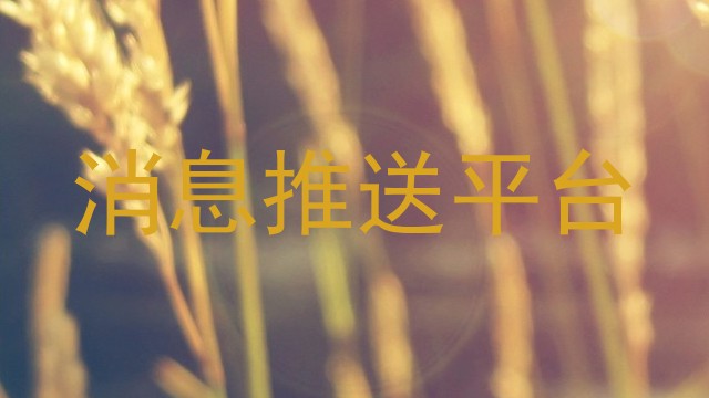 消息推送平台