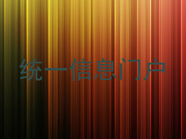 统一信息门户