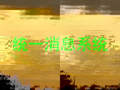 统一消息系统