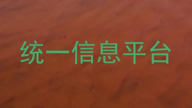 统一信息平台