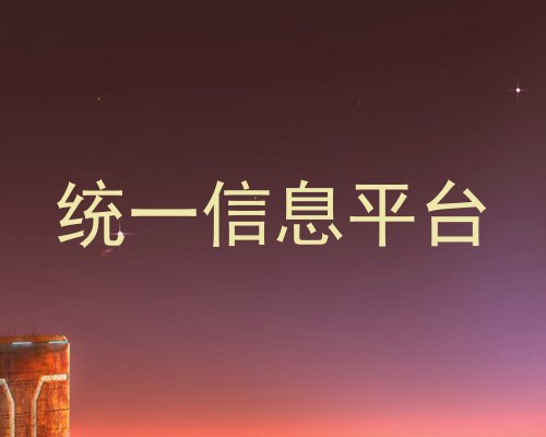 统一信息平台