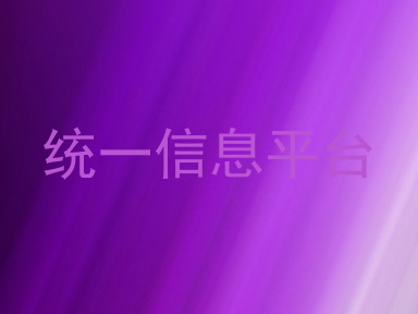 统一信息平台