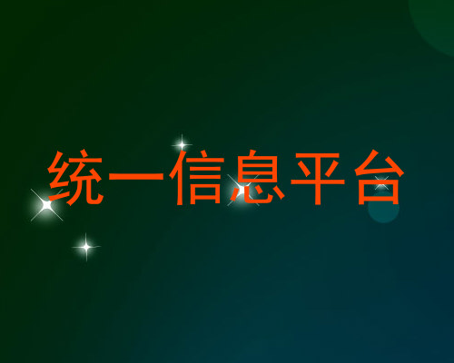 统一信息平台