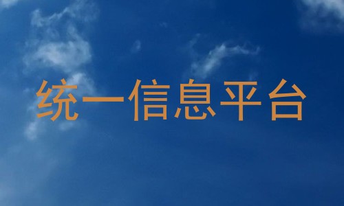 统一信息平台