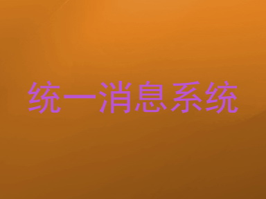 统一消息系统