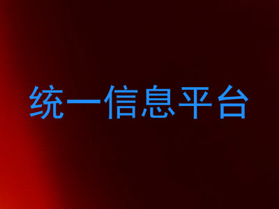 统一信息平台