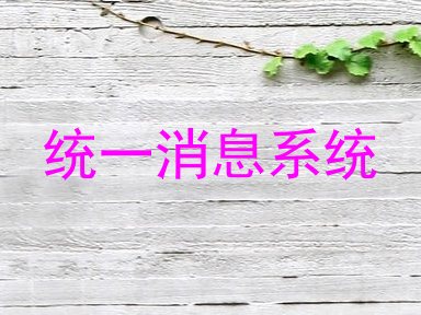 统一消息系统