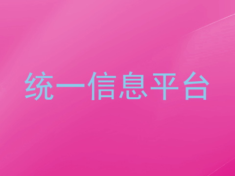 统一信息平台