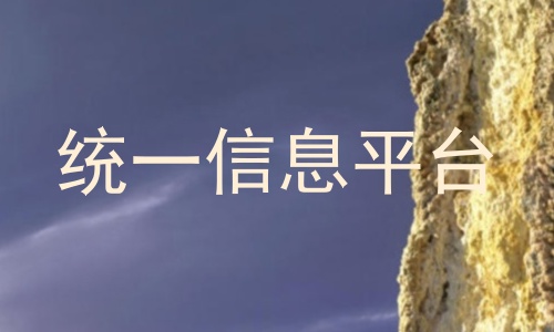 统一信息平台