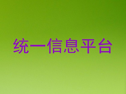 统一信息平台