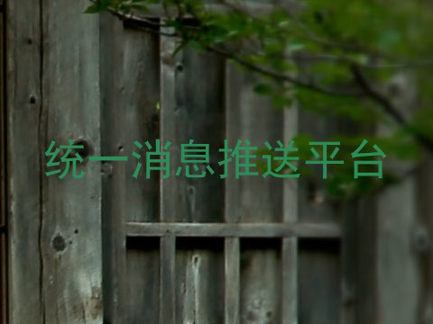 统一消息推送平台