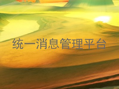 统一消息管理平台