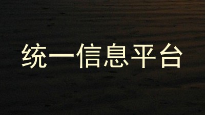 统一信息平台