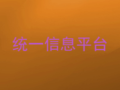 统一信息平台