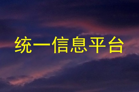 统一信息平台