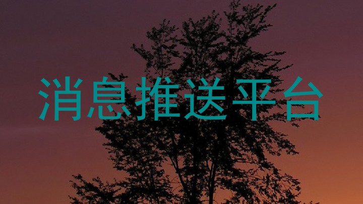 消息推送平台