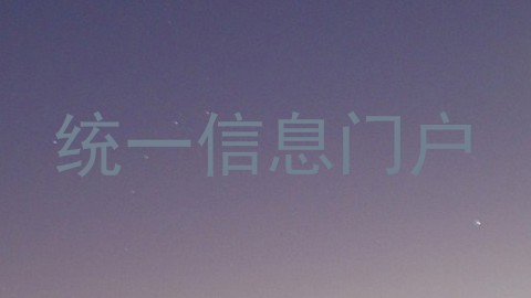 统一信息门户