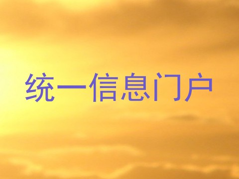 统一信息门户