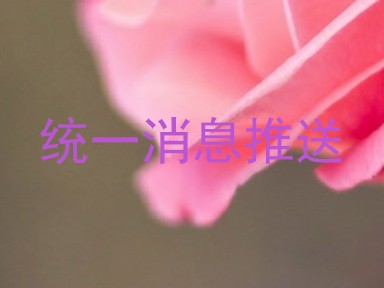统一消息推送