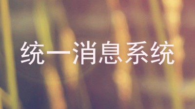 统一消息系统