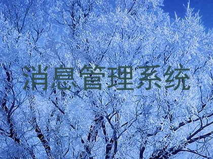 消息管理系统