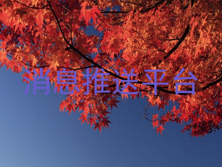 消息推送平台