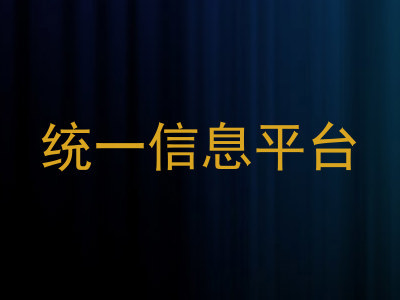 统一信息平台