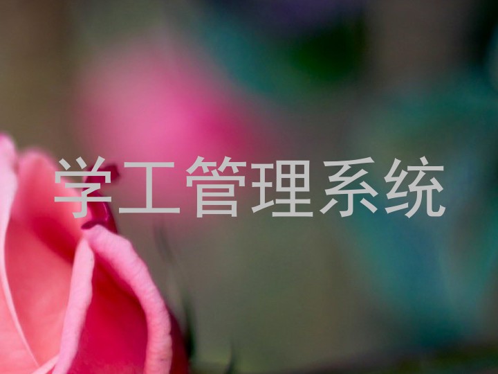 高校学生工作管理系统