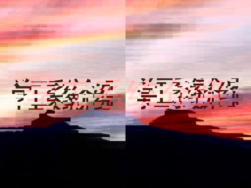 学工系统介绍