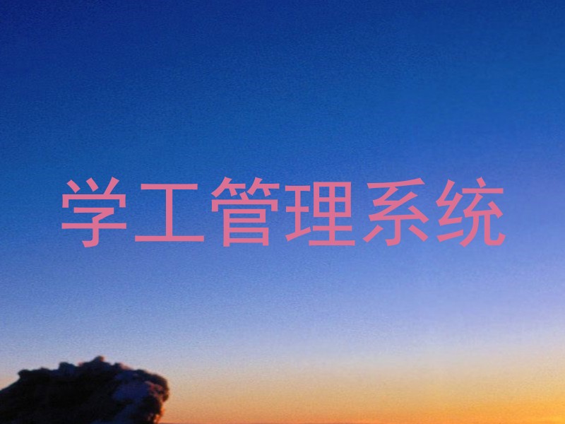 学生工作管理系统