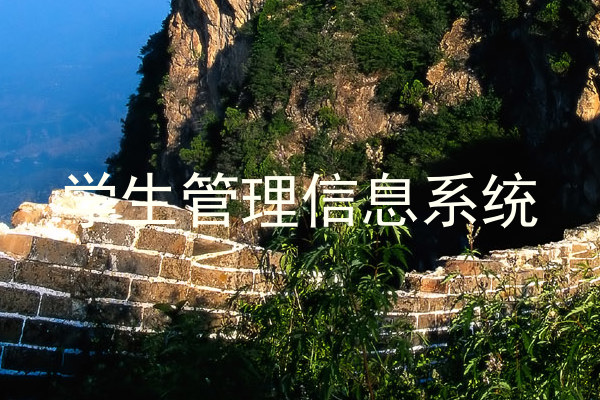 学生管理信息系统