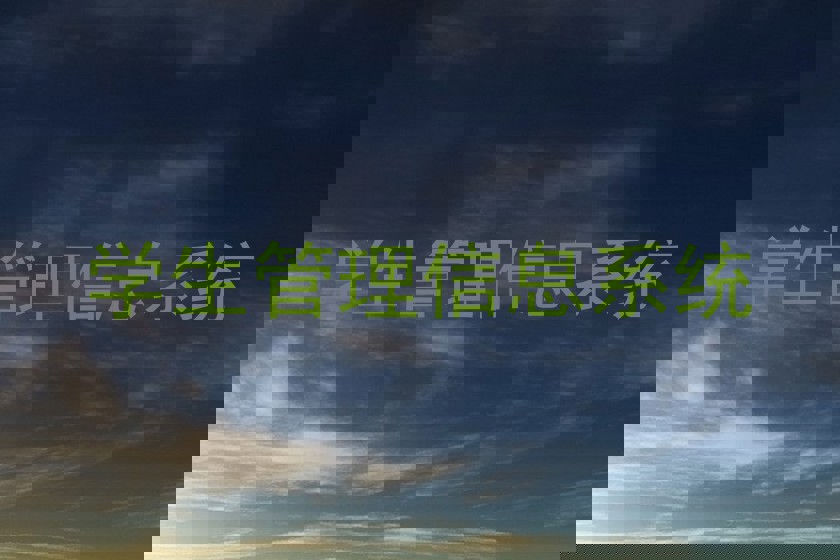 学生管理信息系统