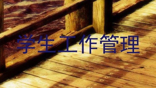 学生工作管理